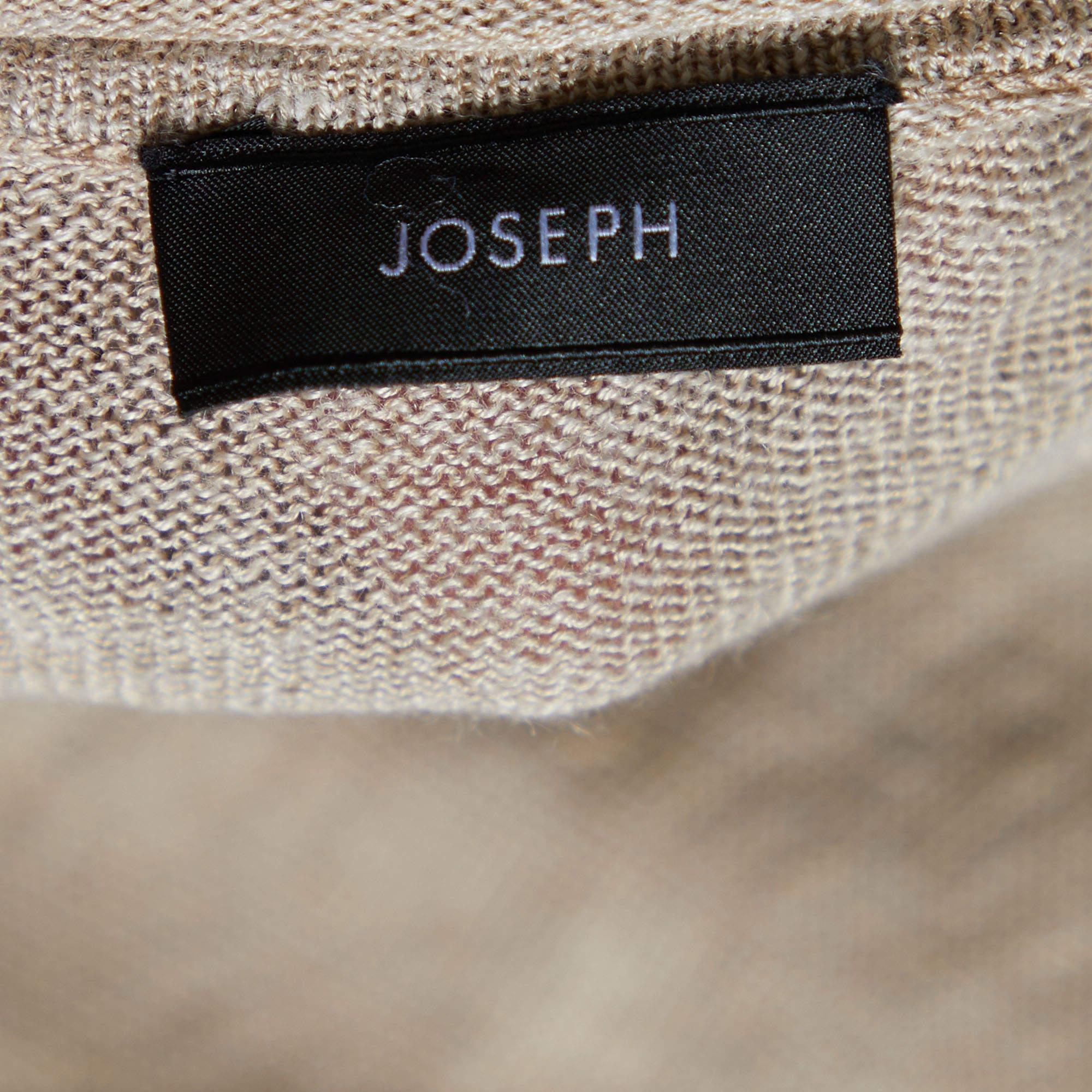 Tunique surdimensionnée Joseph en lin fluide beige, taille L Bon état - En vente à Dubai, Al Qouz 2