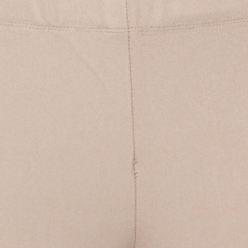 Joseph Beige Stretch Gabardine Leggings S For Sale 4