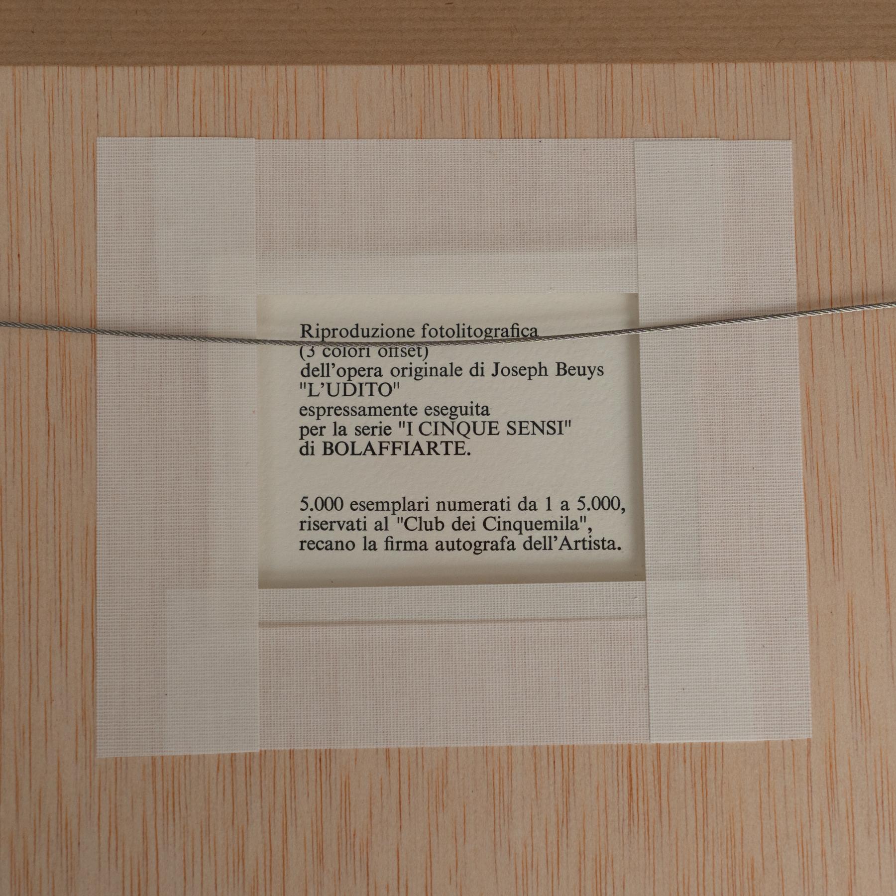 Joseph Beuys Lithograph, 