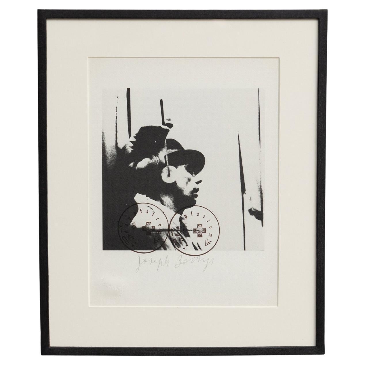 Joseph Beuys Litografía, "L'Udito", 1974 - Edición limitada, firmada a mano