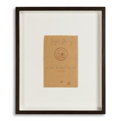 Vintage Joseph Beuys, 1 Wirtschaftswert (Lötzinn) - Signed Readymade from 1977