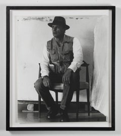 "Beuys in New York", photography ZOA at Guggenheim, signed by Beuys, one of ten