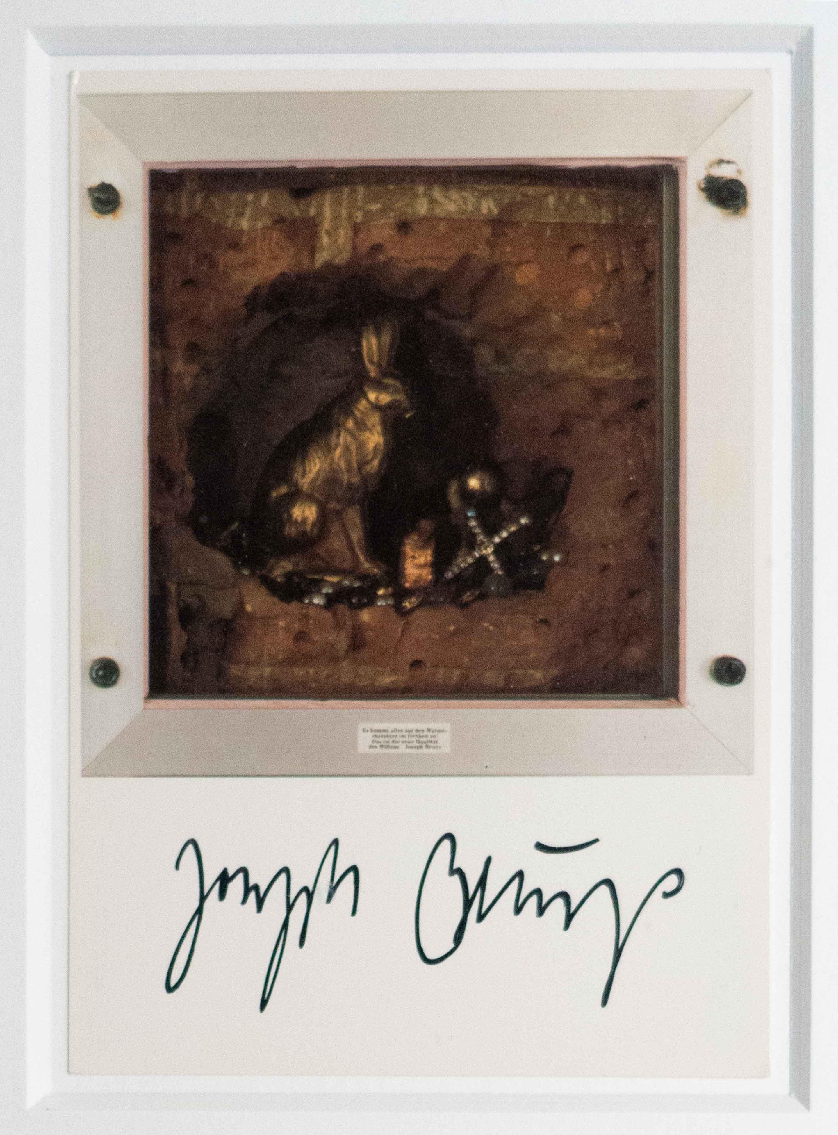 Joseph Beuys Color Photograph –  Hasengrab II, 1982, Farbdruck, Fotografie, konzeptionell
