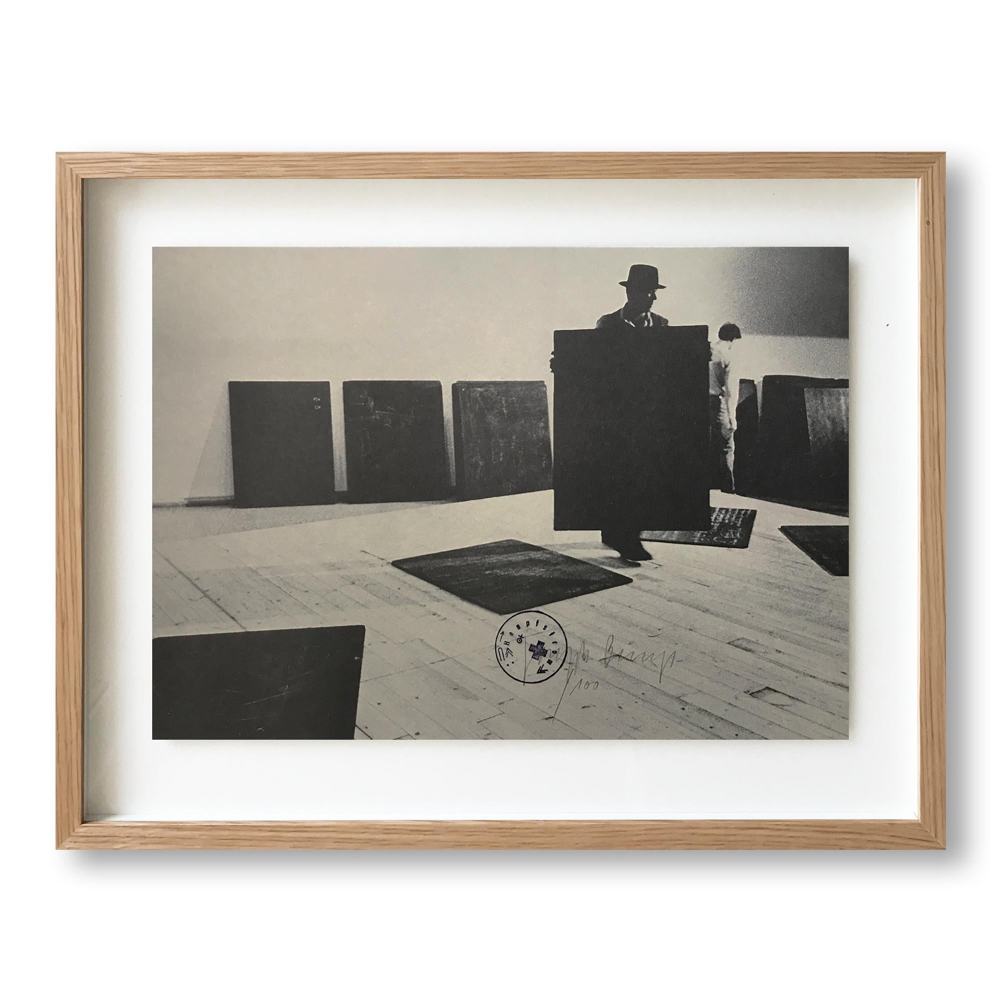 Joseph Beuys Abstract Print - Aufbau, 1977, Conceptual Art, Fluxus, Modern Art, Neo-Dada, 20th Century Artist