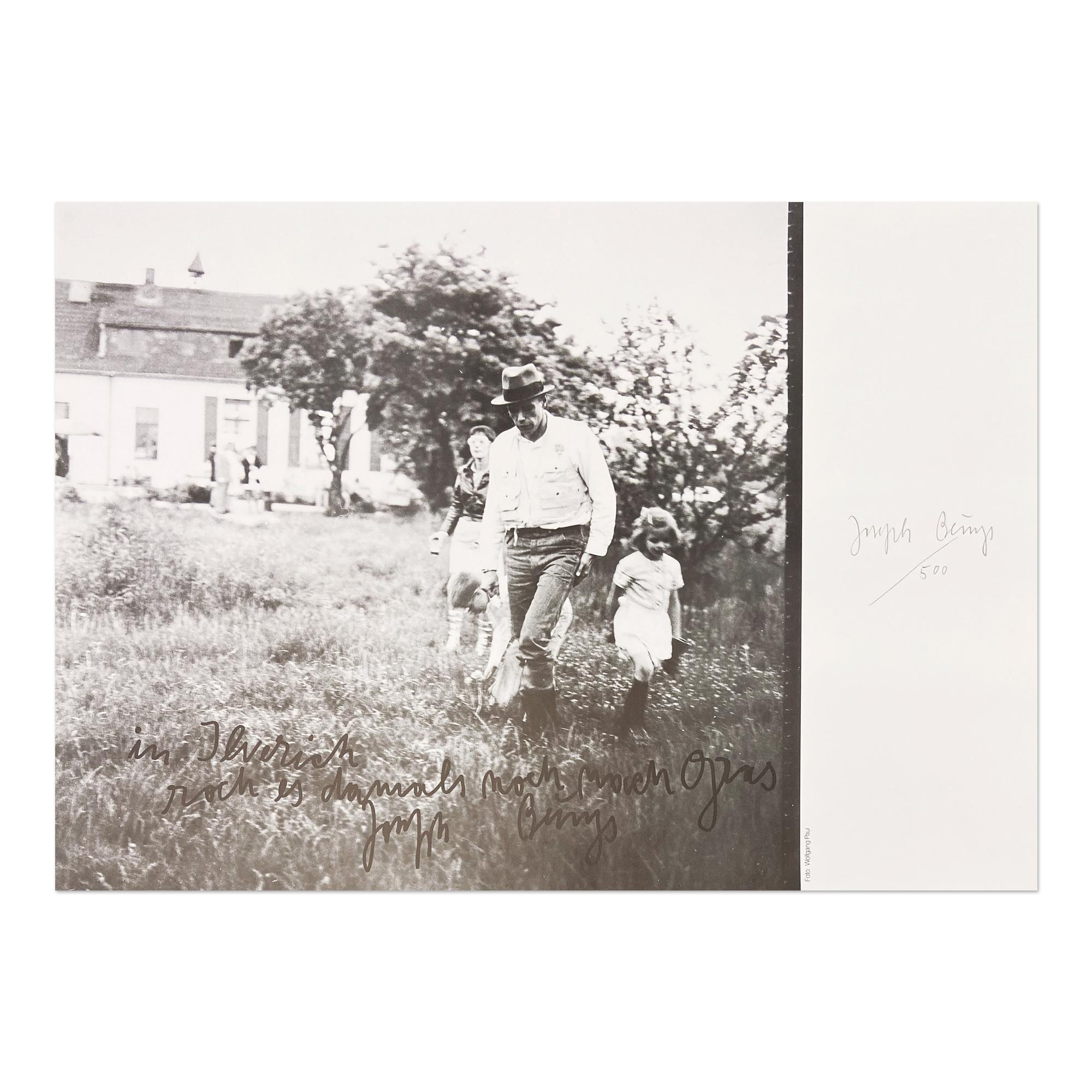 Joseph Beuys Figurative Photograph - In Ilverich roch es damals noch nach Gras, Conceptual Art, Performance Art