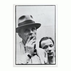Vintage Joseph Beuys, FÃ¼r Blinky: Conceptual Art, Fluxus, Portrait, Signed Print