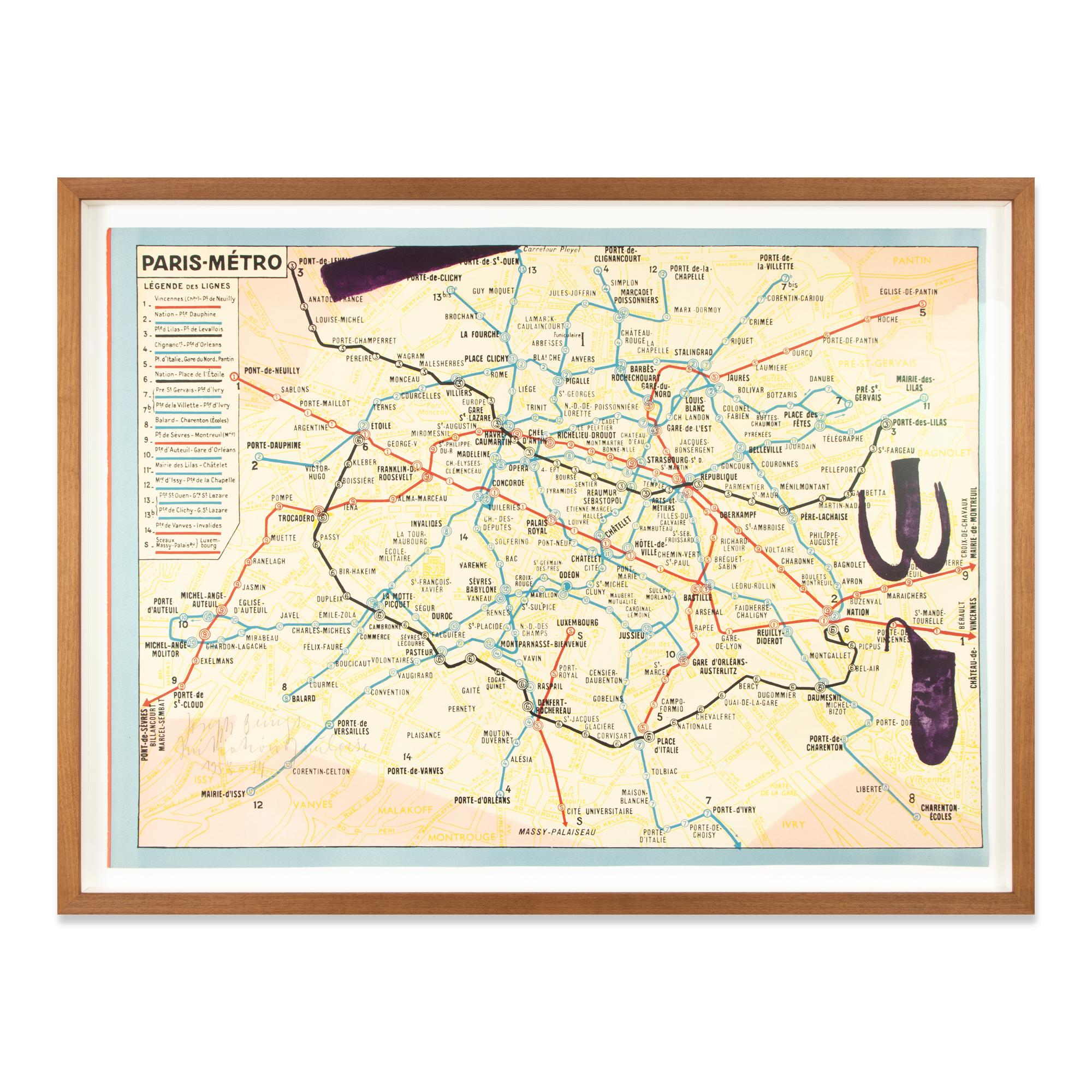 Joseph Beuys, Initiation Gauloise - 1976, Conceptual Art, Fluxus, Signed Print For Sale 5