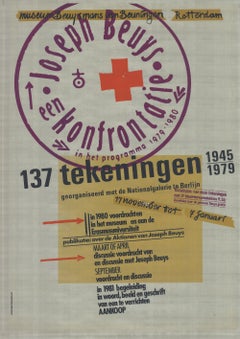 Joseph Beuys « Joseph Beuys, een konfrontatie » 1979- Sérigraphie