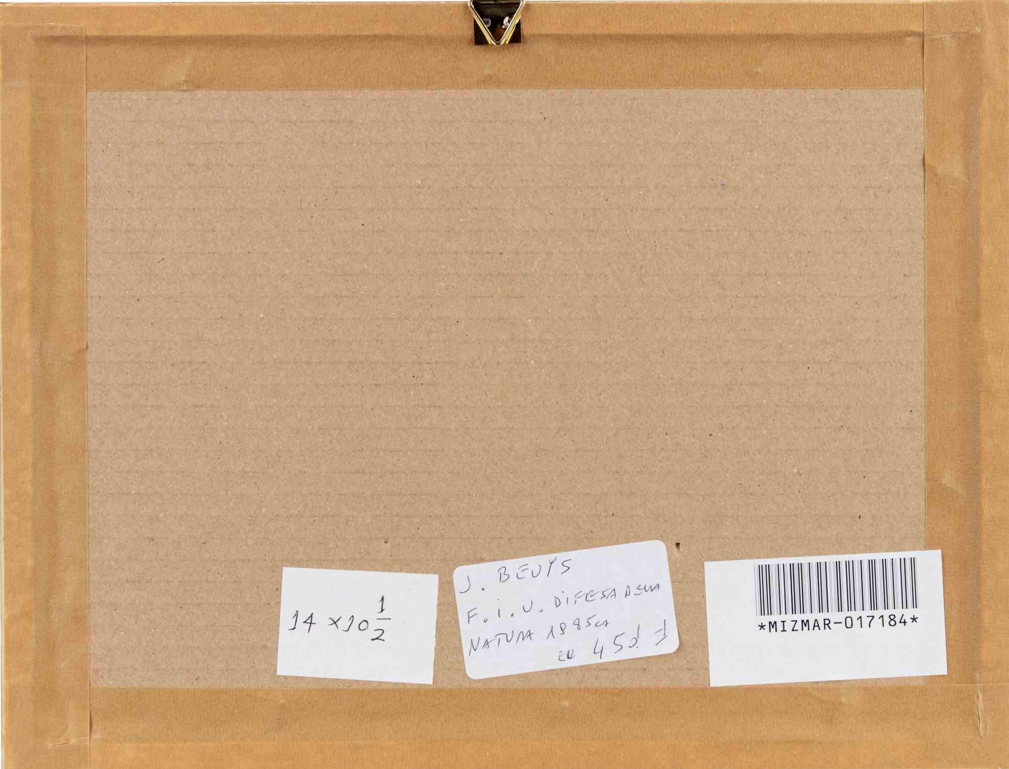 Operazione 7000 Eichen - Reçu original de Joseph Beuys- 1985 en vente 2