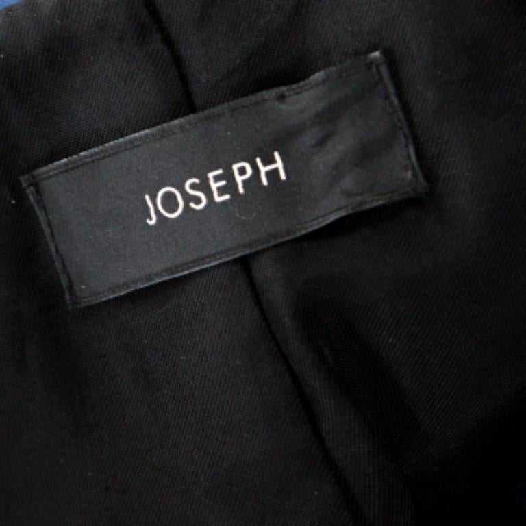Joseph Giacca in cotone bicolore con rifiniture in pelle M. I. In condizioni buone in vendita a Dubai, Al Qouz 2