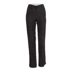 Joseph Pantaloni neri in misto seta con stampa rettile S