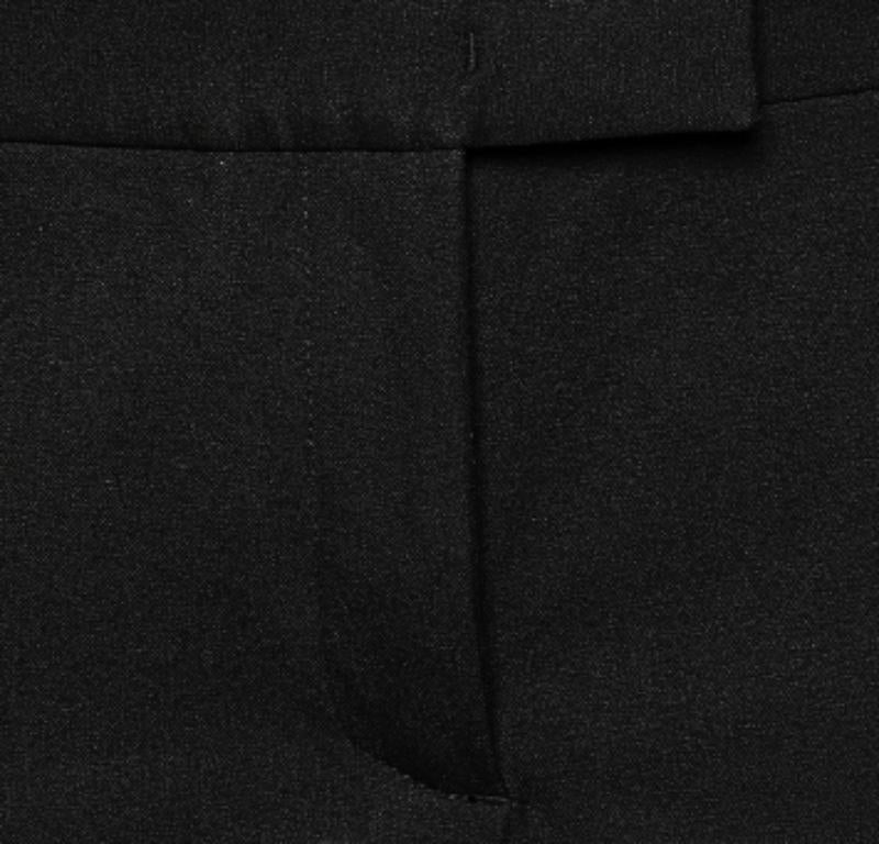 Joseph Negro Gabardina elástica Finley Pantalón recto M en Bueno Estado en Dubai, Al Qouz 2