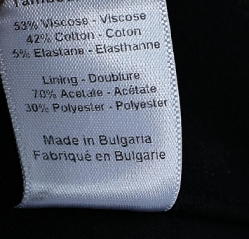 Joseph Negro Gabardina elástica Finley Pantalón recto M 2