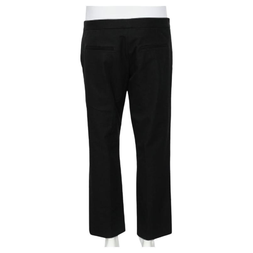Joseph Pantaloni neri in gabardina stretch Finley Straight Fit M. I.