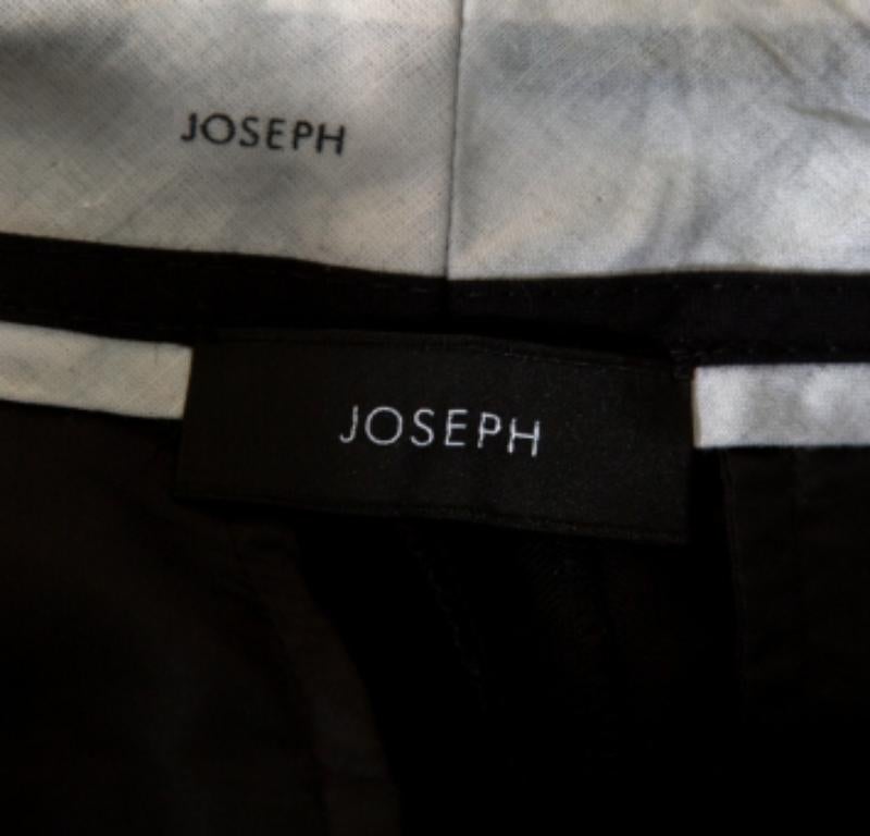 Joseph, pantalon tailleur Super 100 en laine noire S Pour femmes en vente