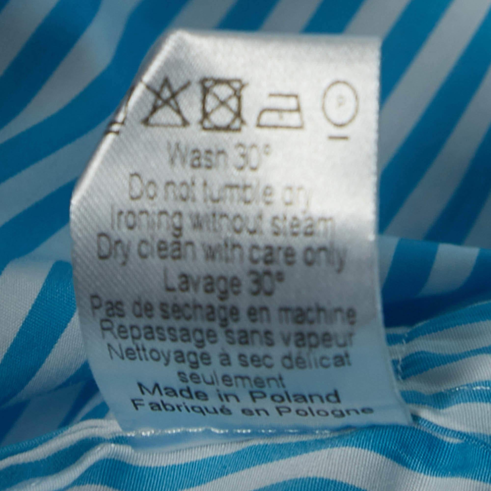 Joseph Blusa de algodón a rayas azul caramelo Arran M en venta 2