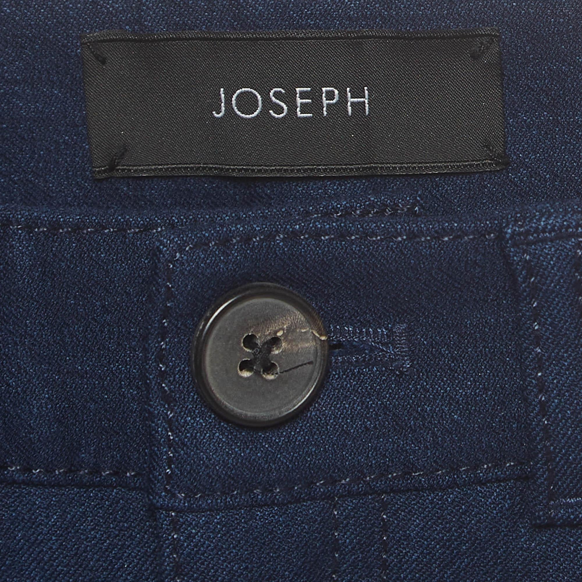 Black Joseph Blue Gabardine Stretch Skin Fit Jeggings S For Sale