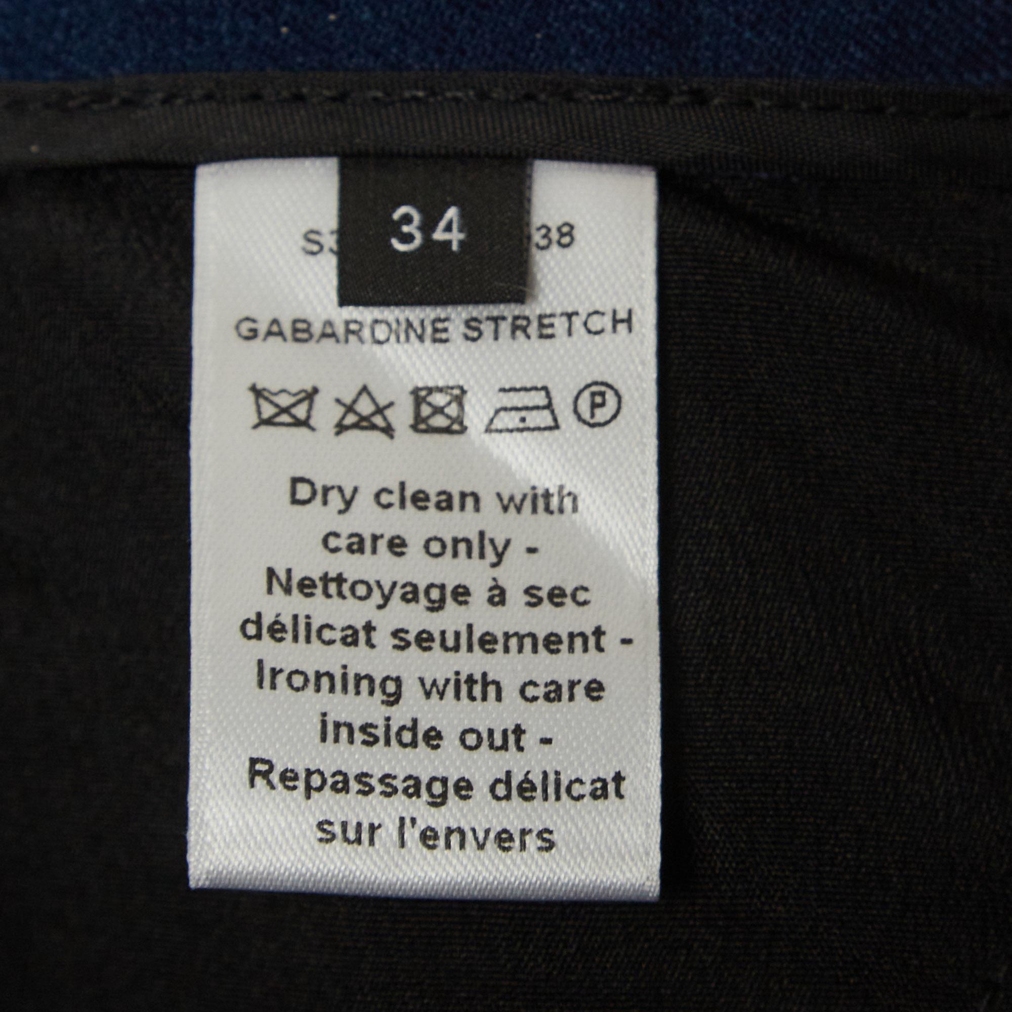 Joseph Blue Gabardine Stretch Skin Fit Jeggings S In Fair Condition For Sale In Dubai, Al Qouz 2