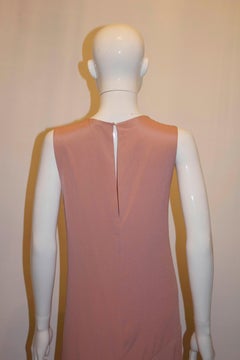 Joseph Blush Pink Silk Dress with Asymetric Hem