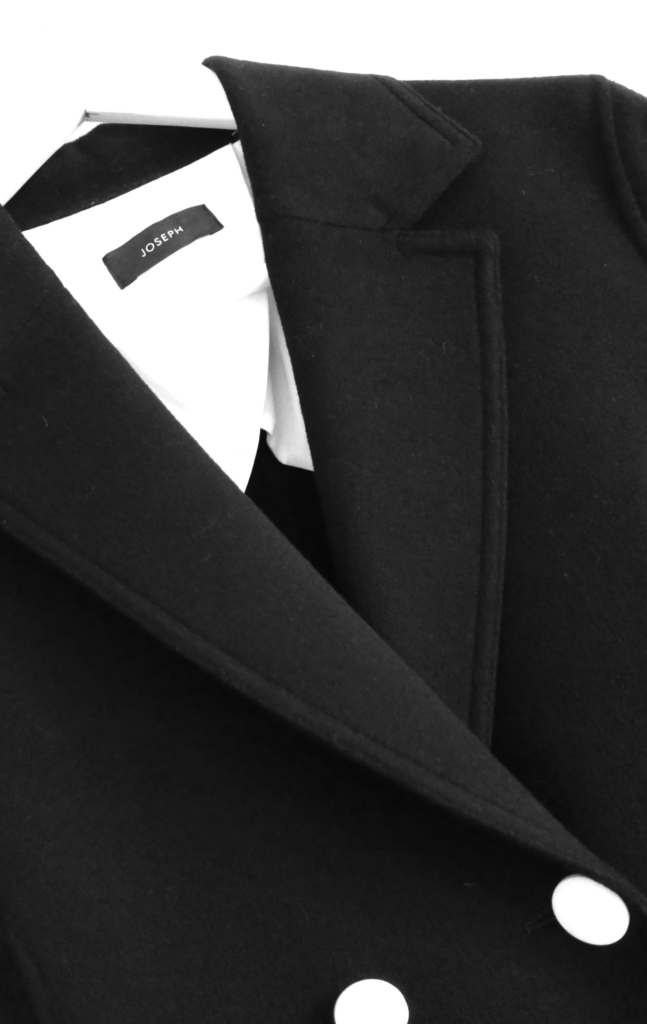 Donna Joseph Brest - Giacca nera in lana e cashmere in vendita