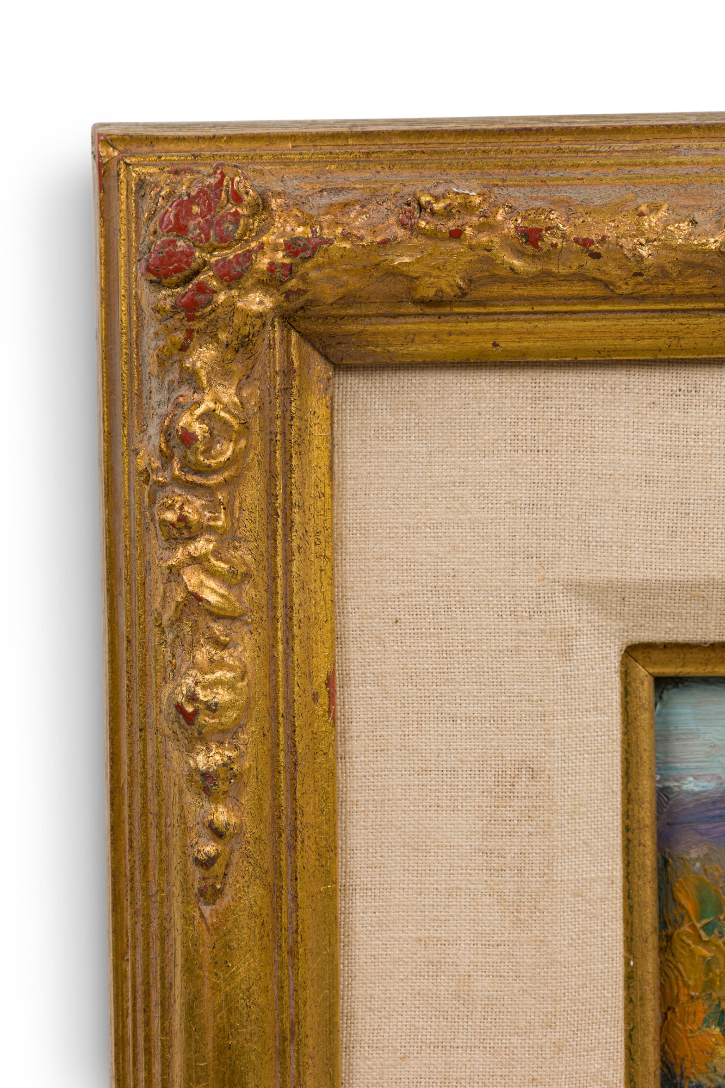 Joseph Breza Amerikanische Zeitgenössische Impressionistische Blumenlandschaft Gemälde (Moderne) im Angebot