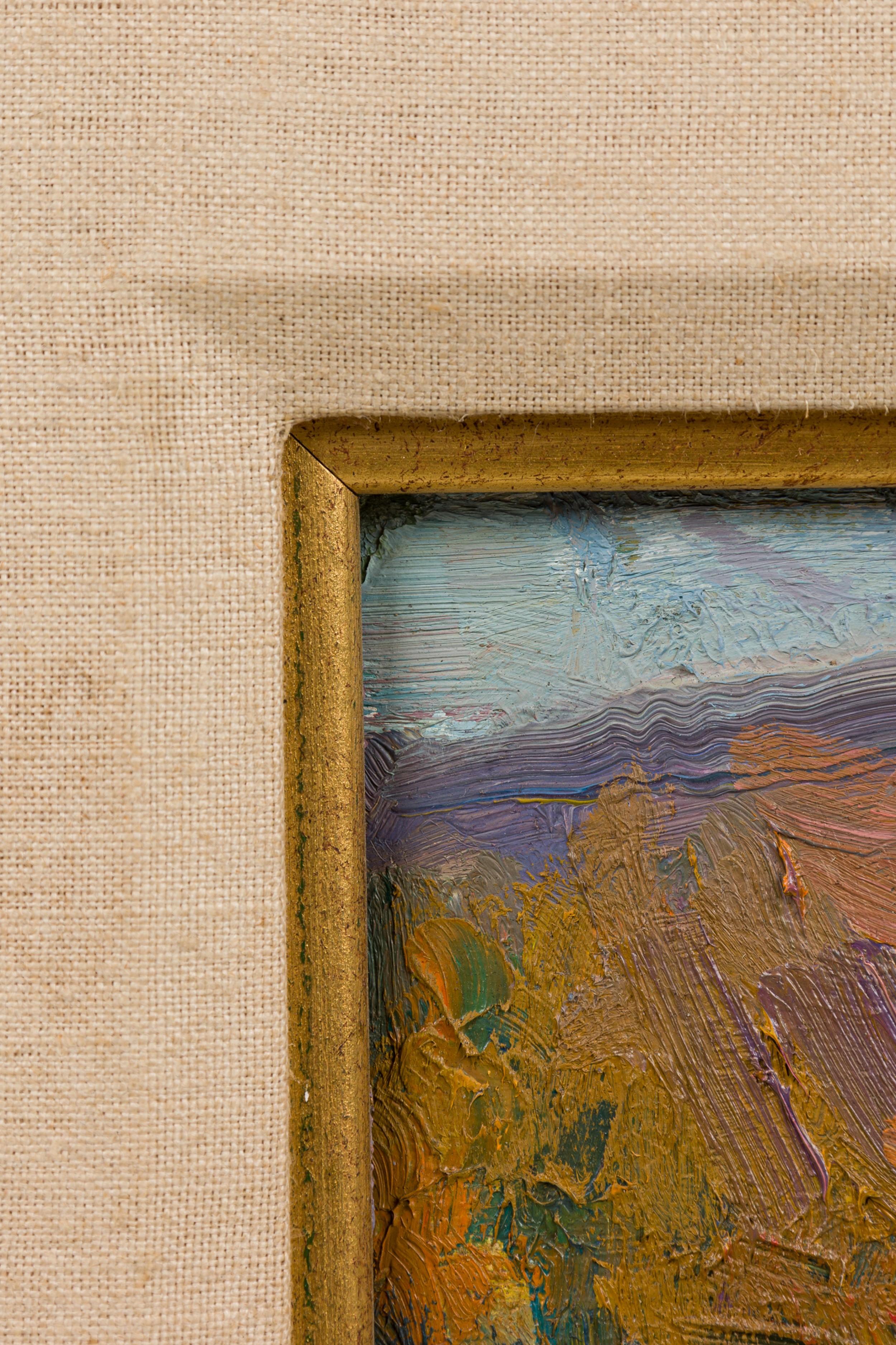 Joseph Breza Amerikanische Zeitgenössische Impressionistische Blumenlandschaft Gemälde (amerikanisch) im Angebot