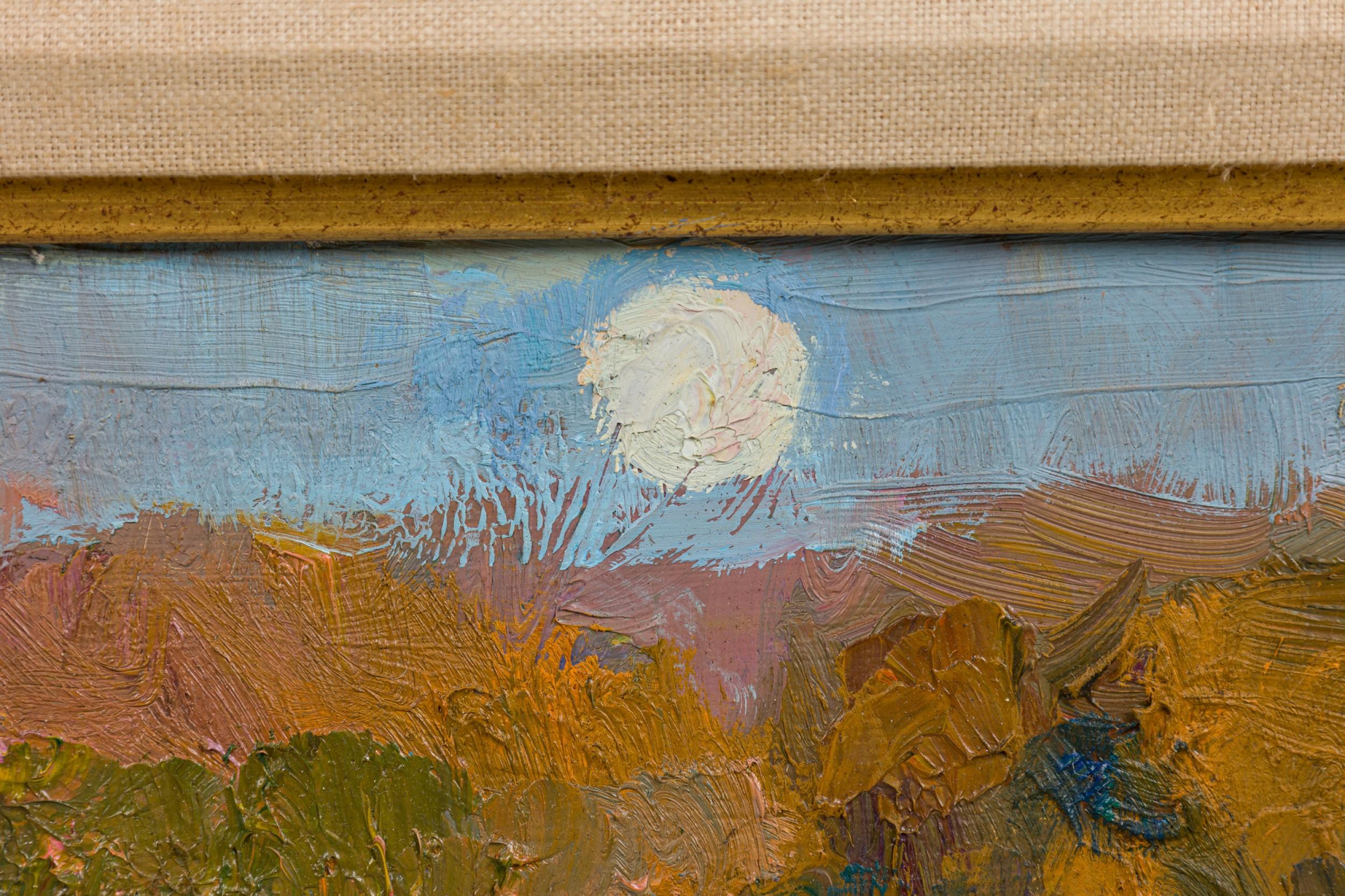 Joseph Breza Amerikanische Zeitgenössische Impressionistische Blumenlandschaft Gemälde (20. Jahrhundert) im Angebot