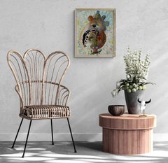 The Traveling Deity (Hummingbird, Portrait, Storytelling, Oil Painting)