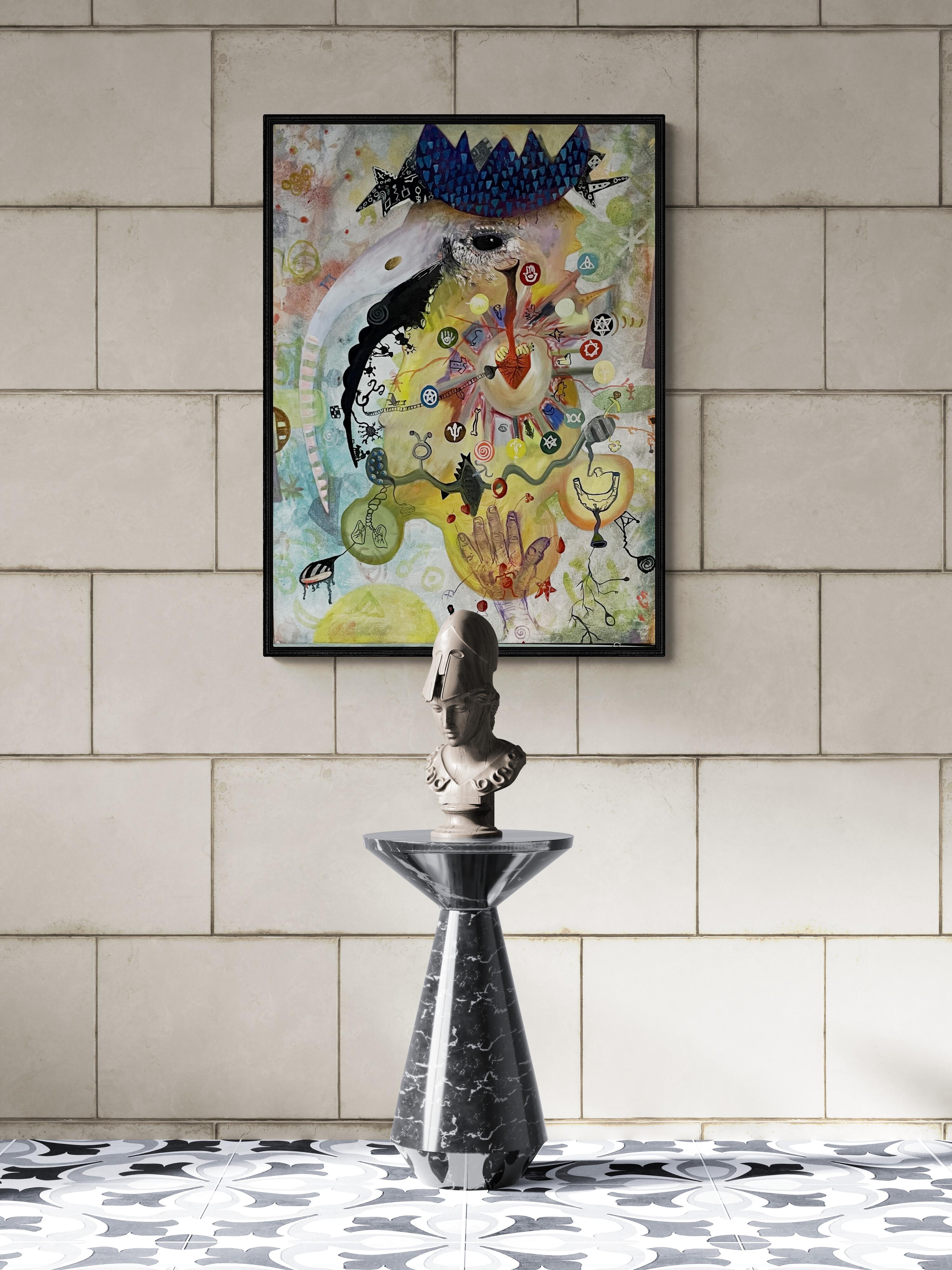 Joseph Broghammer
Yoni (Hummingbird, Portrait, Storytelling, Oil Painting)
Oil on Canvas
Year: 2023
Size: 40x30in
Signed by hand
COA provided
Ref.: 924802-1890

*on stretcher frame - ready to hang
** custom framing options available - please inquire