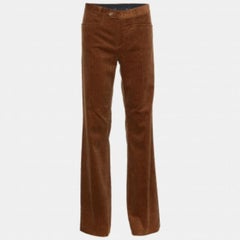 Joseph Pantaloni svasati in velluto a coste marrone M. I.