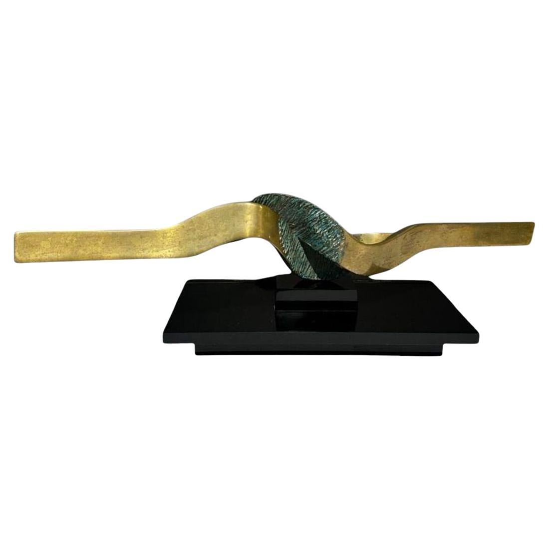 Joseph A. Burlini "Reflejos" Escultura de bronce nº 34/100, 1985