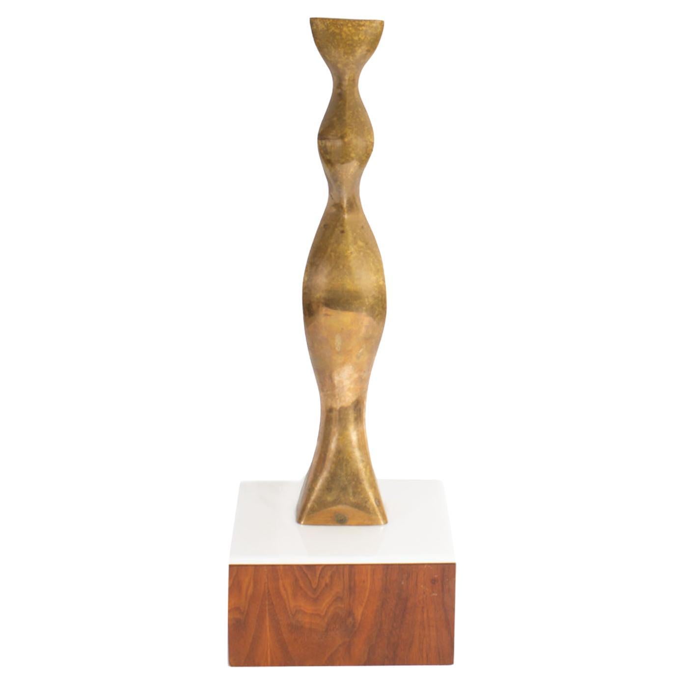 Joseph Burlini Signed 1980 Limited Edition Bronze Sculpture  For Sale