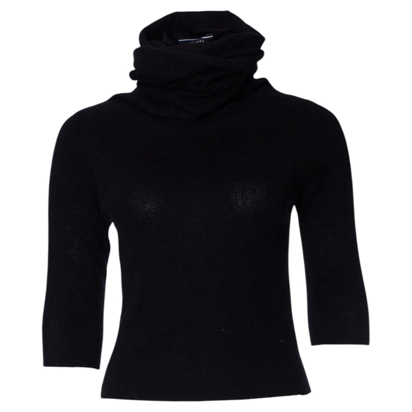 Joseph,  cashmere top with extra long turtleneck.