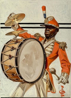 Vintage Drum Major, The Saturday Evening Post Cover