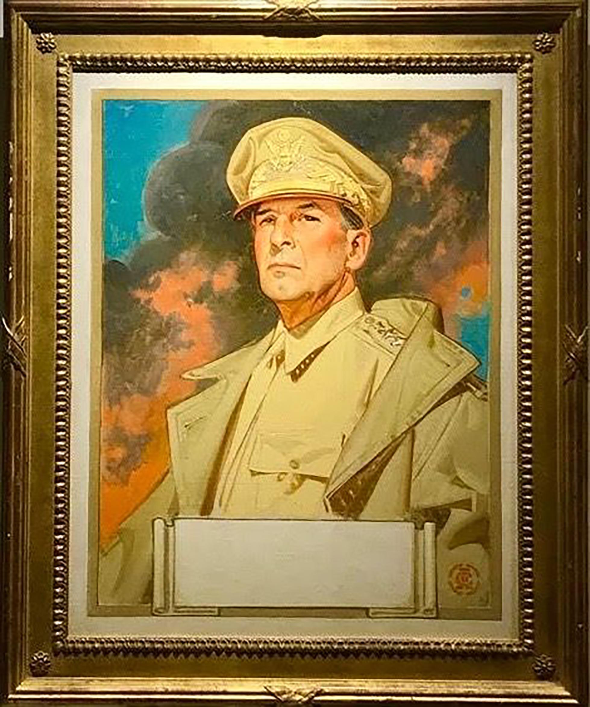 General Douglas MacArthur - Painting by Joseph Christian Leyendecker