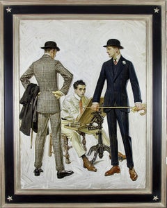 J.C. Self-Portrait de Leyendecker, Manuel de style de Kuppenheimer, Illustration d'intérieur