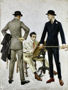 J.C. Self-Portrait de Leyendecker, Manuel de style de Kuppenheimer, Illustration d'intérieur