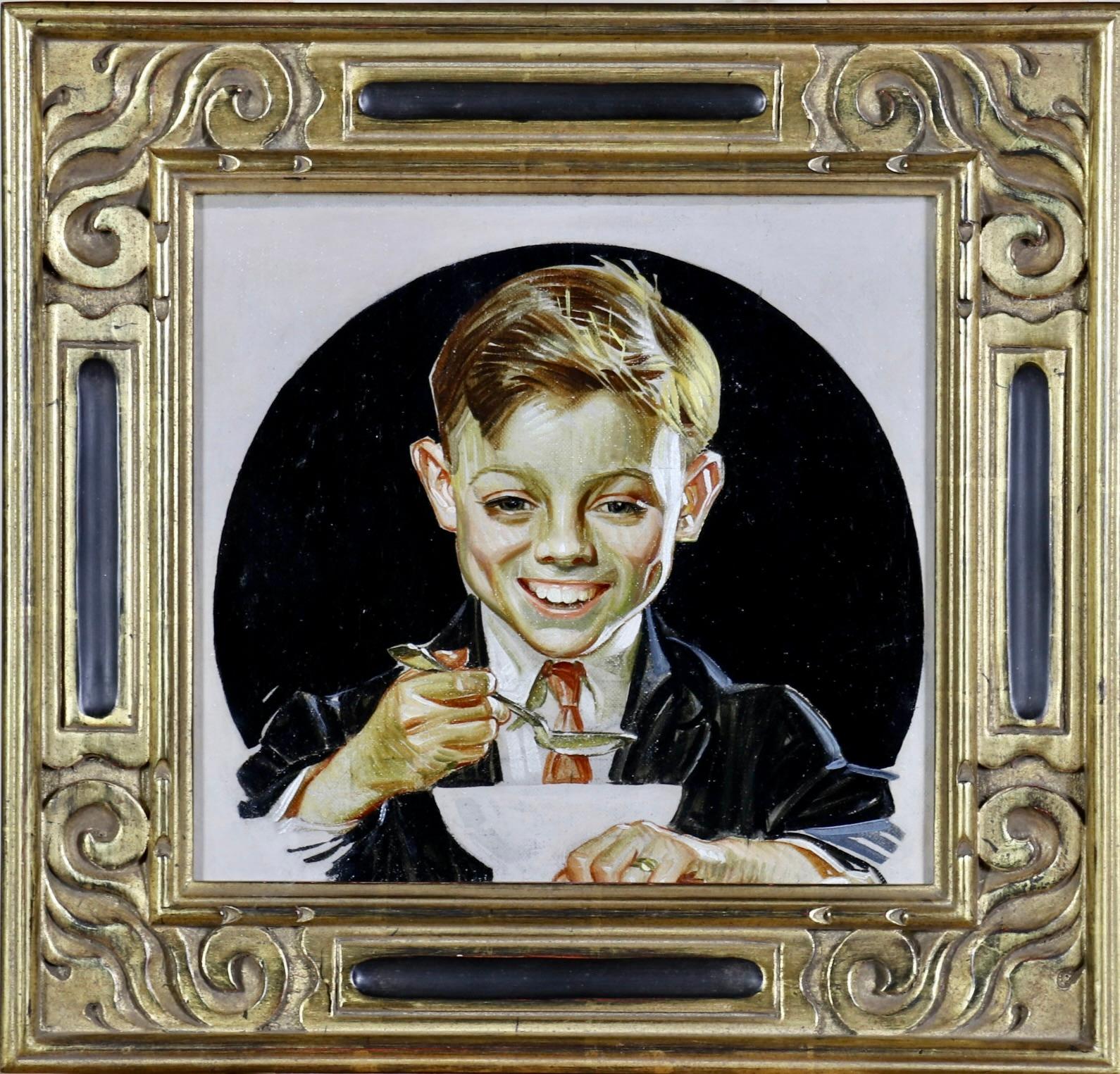 Joseph Christian Leyendecker Figurative Painting – Kellogg's Werbung