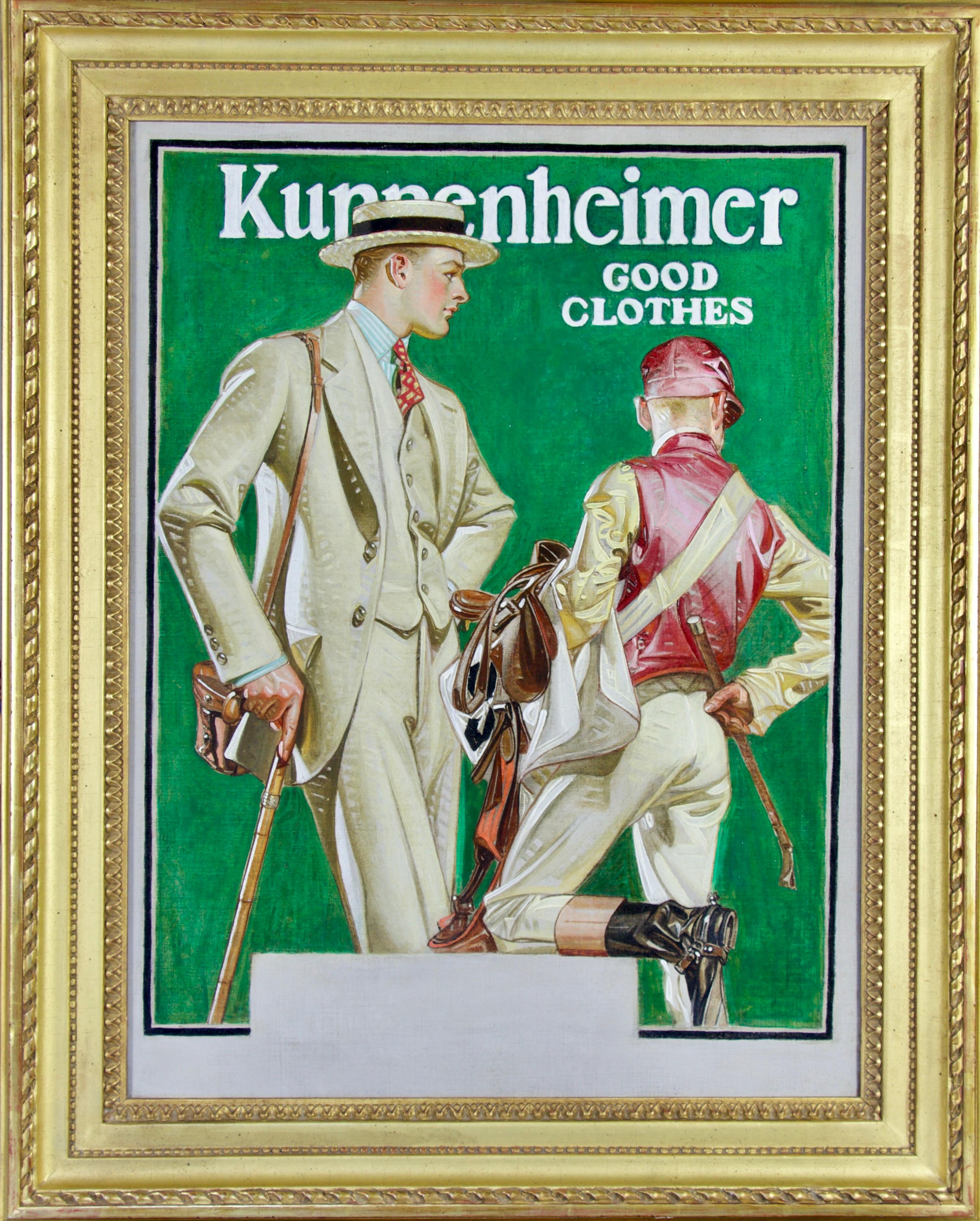 Kuppenheimer Good Clothes - Painting by Joseph Christian Leyendecker
