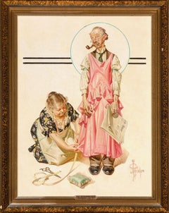 Living Mannequin, The Saturday Evening Post cover, March 5, 1932