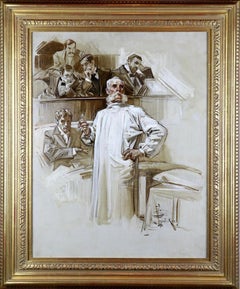 "Mortmain" by Arthur Train, Book Illustration, 1918