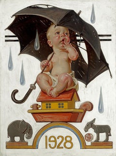 New Year's Baby, Saturday Evening Post Cover