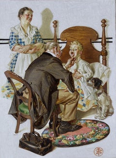 Sore Throat, Cover for The Saturday Evening Post