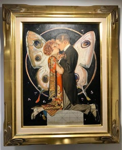 Estudio para Pareja de Mariposas, Estudio para Anuncio de Ropa Kuppenheimer