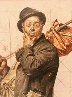 Study for 'Who, Me Work?' Saturday Evening Post Cover