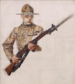 Study for World War I Soldier Collier's Cover