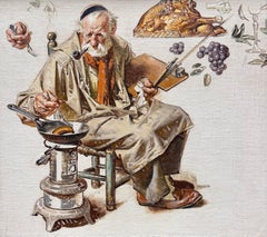 Thanksgiving, The American Weekly Cover, Preliminary Study