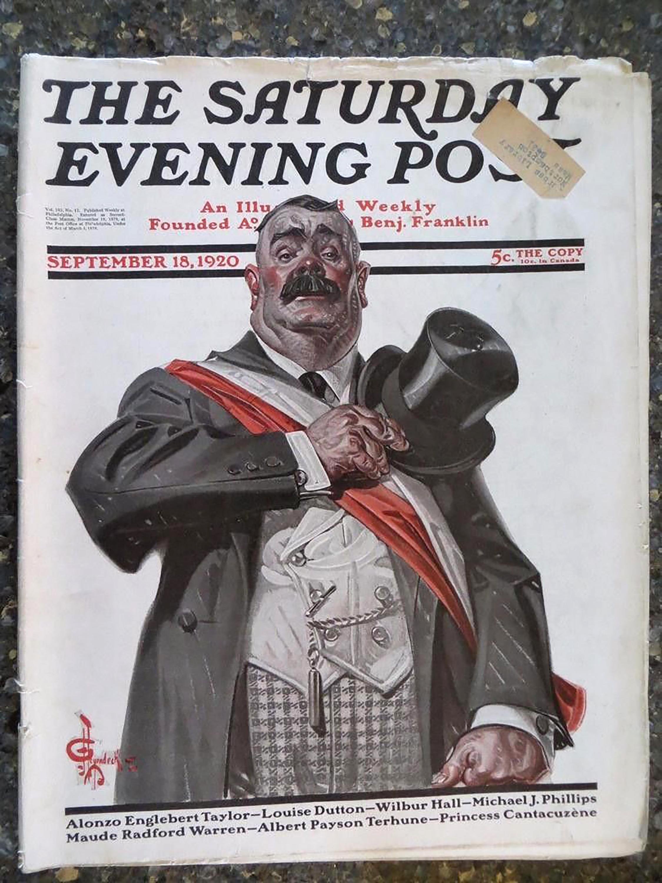 great war victory illustration for the saturday evening post