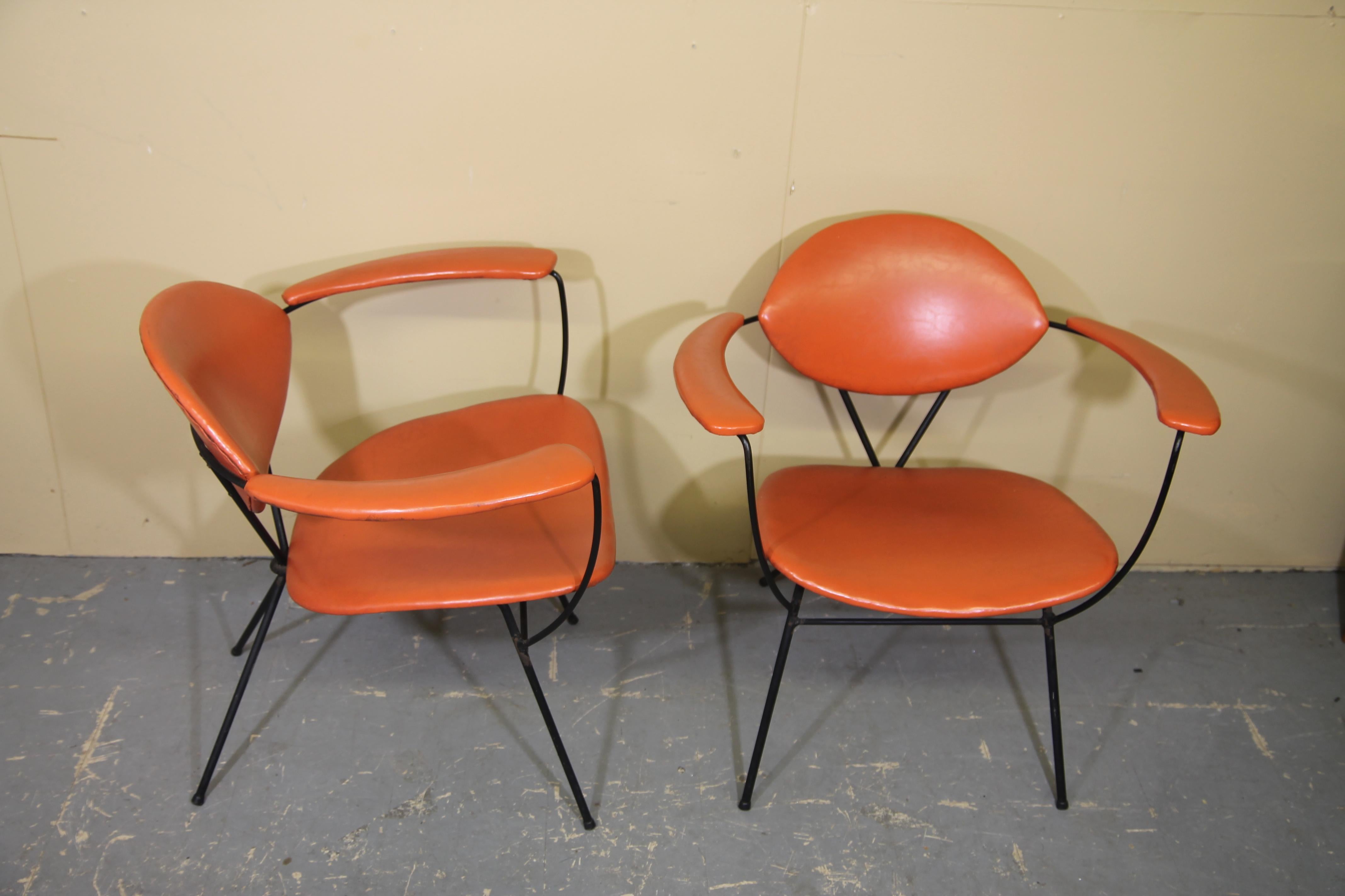 Mid-20th Century Joseph Cicchelli Designed Lounge Chairs for Reilly-Wolff