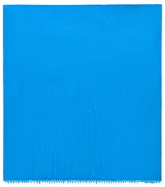“Proposition 471” Contemporary Blue Toned Three Dimensional Drip Painting